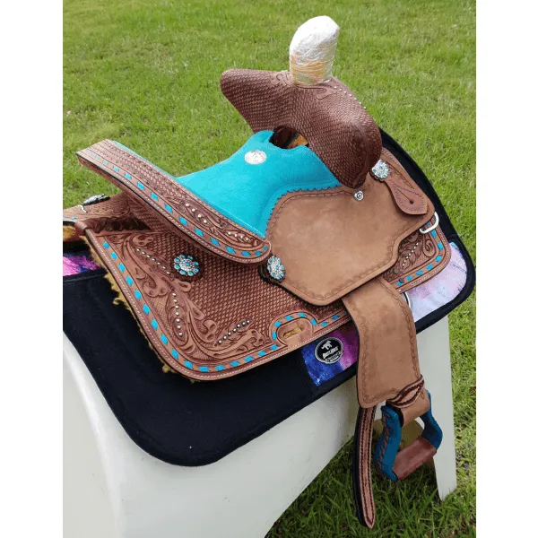 12", 13" Double T  Youth Bear Trap style saddle