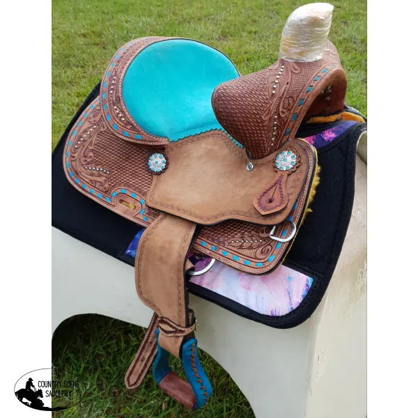 12", 13" Double T  Youth Bear Trap style saddle