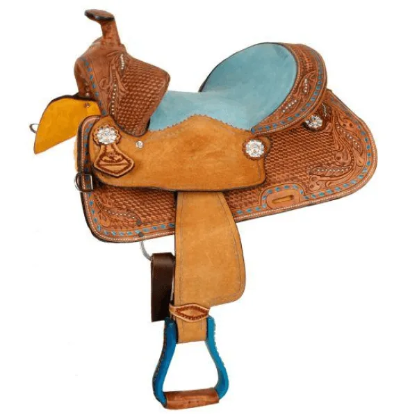 12", 13" Double T  Youth Bear Trap style saddle