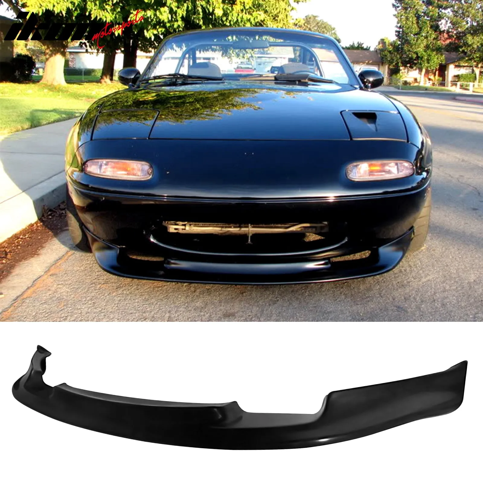 1990-1997 Mazda Miata Side Skirts & Front Lip FD Style PU Spoiler