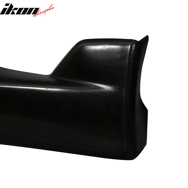 1996-2000 Honda Civic Coupe CS Style Unpainted Black Side Skirts PU