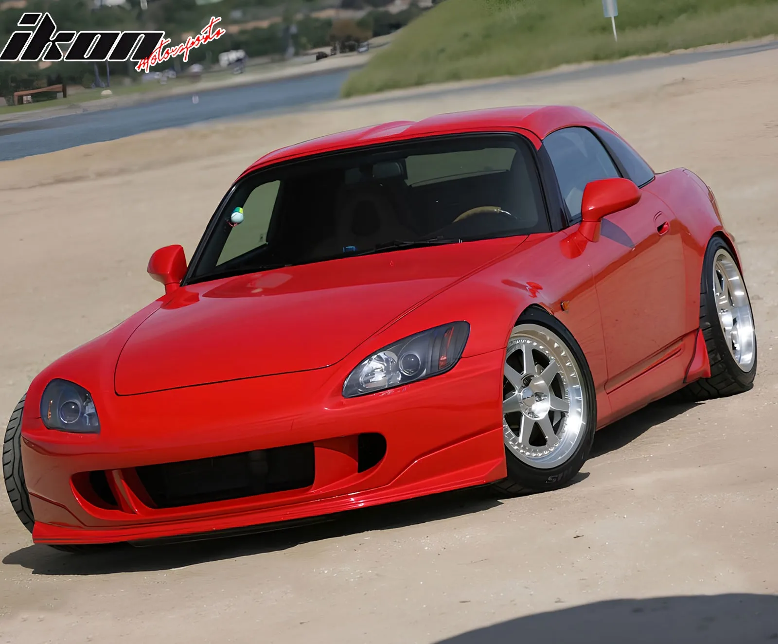 2000-2009 Honda S2000 AP1 AP2, OE Style Side Skirts PU Unpainted Black