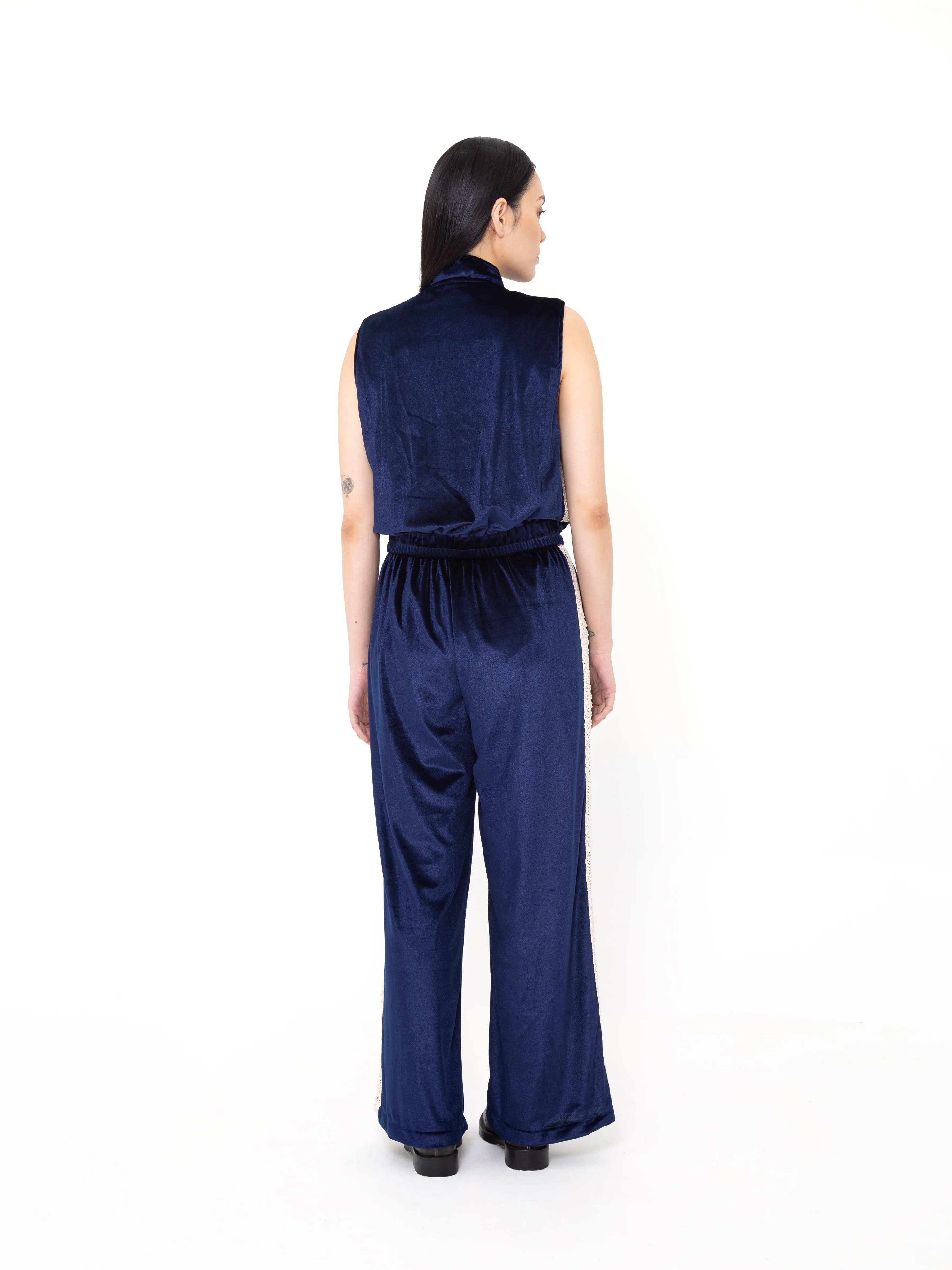 Agatha Velvet Track Vest