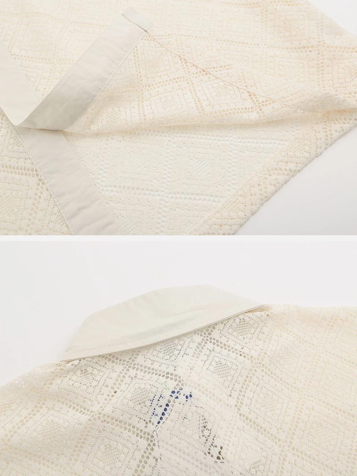 AlanBalen® - Basic Solid Cutout Short Sleeve Shirts