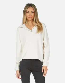 Alaric Polo Crop Pullover