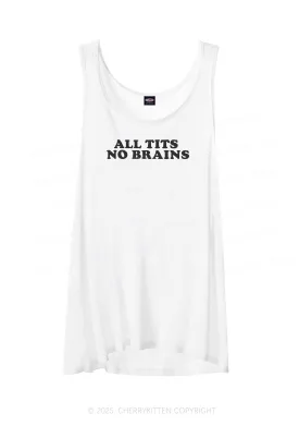 All Txts No Brains Y2K Sheer Boyfriend Tank Cherrykitten