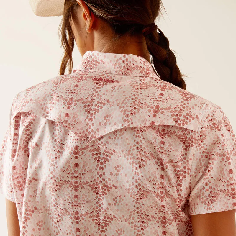 ARIAT LADIES VENTTEK SHORT SLEEVE BRUSH STROKE SHIRT STYLE 10049068