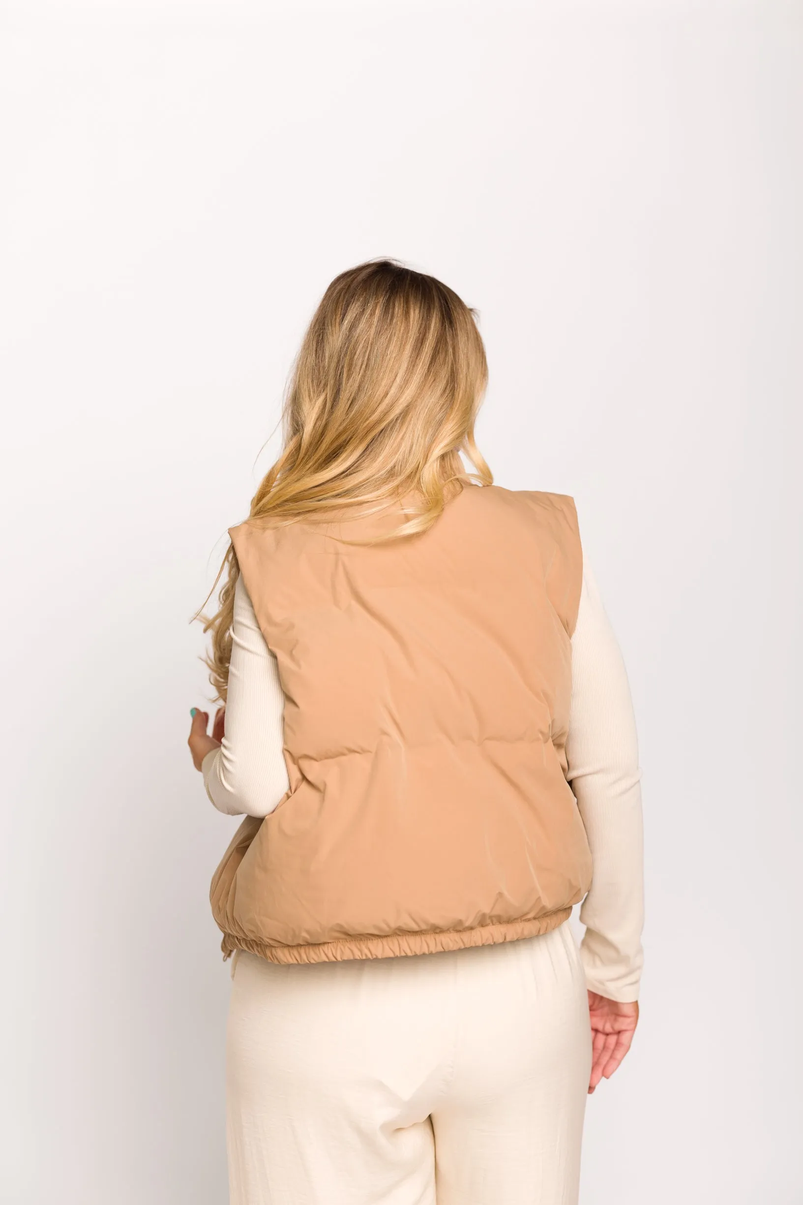 Aspen Vest in Tannin