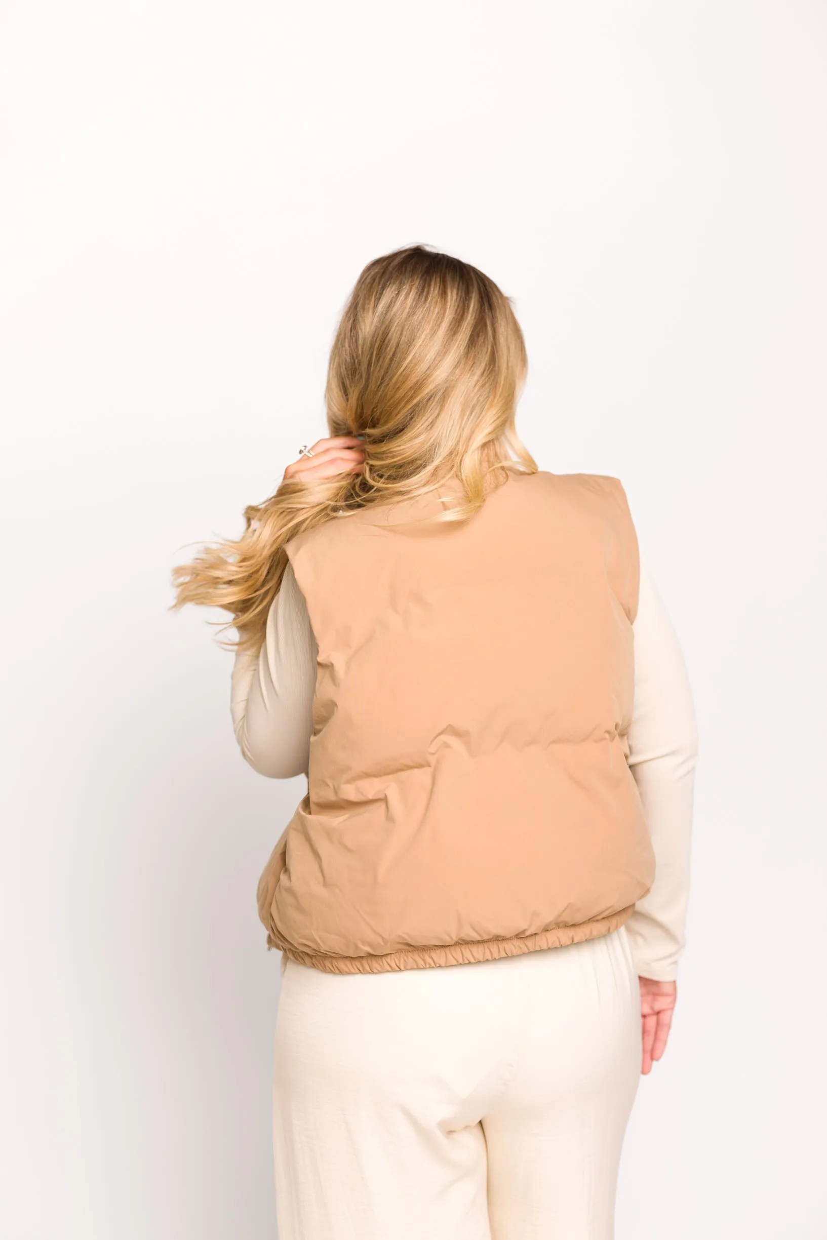 Aspen Vest in Tannin