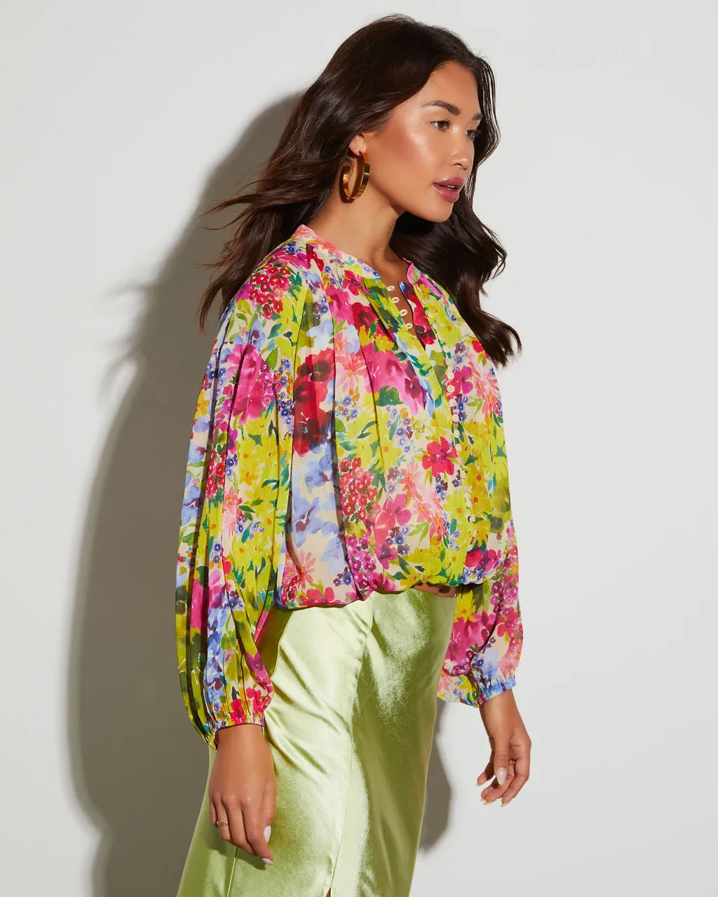 Astoria Floral Long Sleeve Top