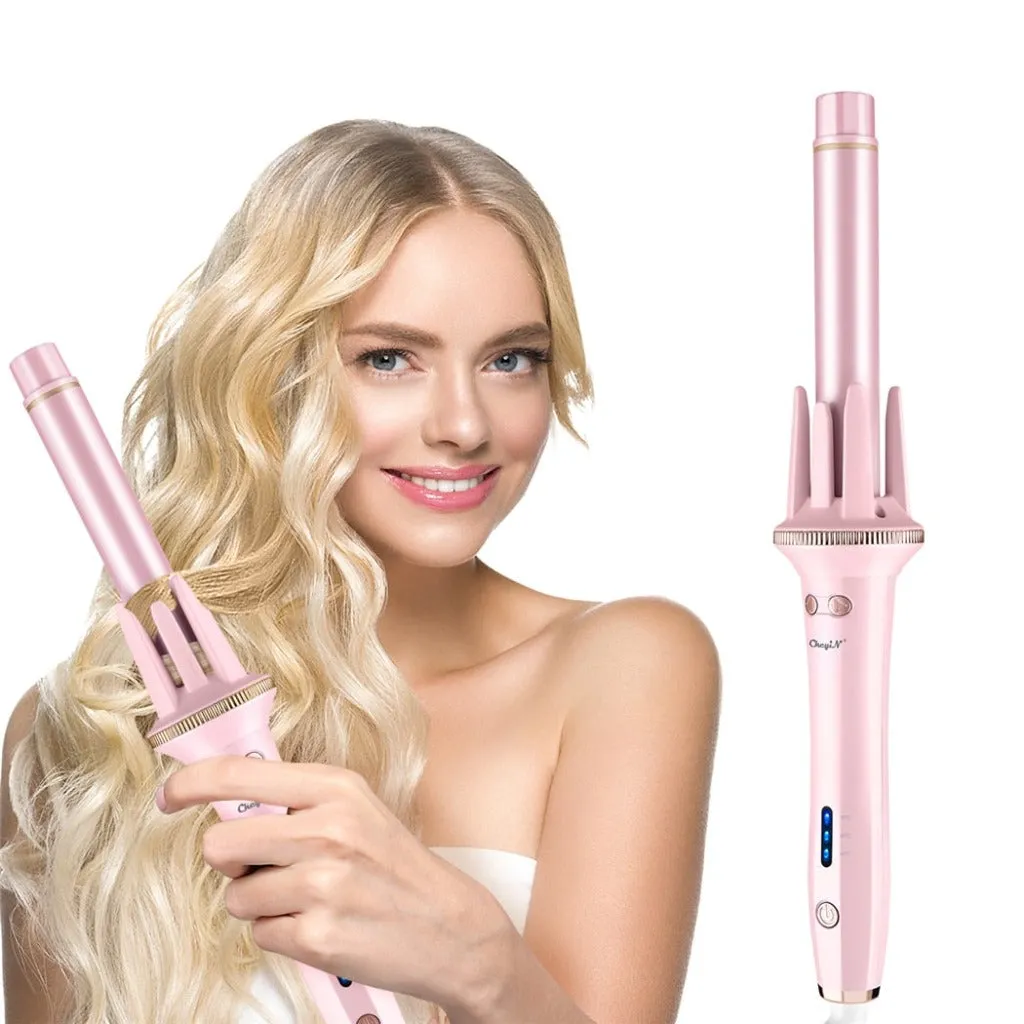 Automatic Hair Curler Stick Professional Rotating Curling Iron Negative Ion Hair Waver Ceramic Coating Styling Machine