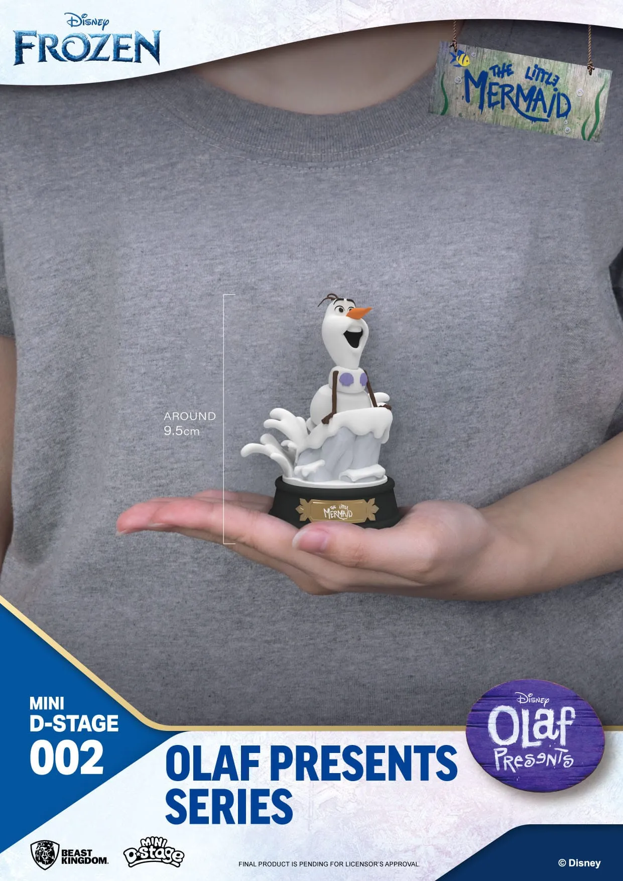 Beast Kingdom Frozen Olaf Presents Olaf Simba Mini D-Stage PVC Figure