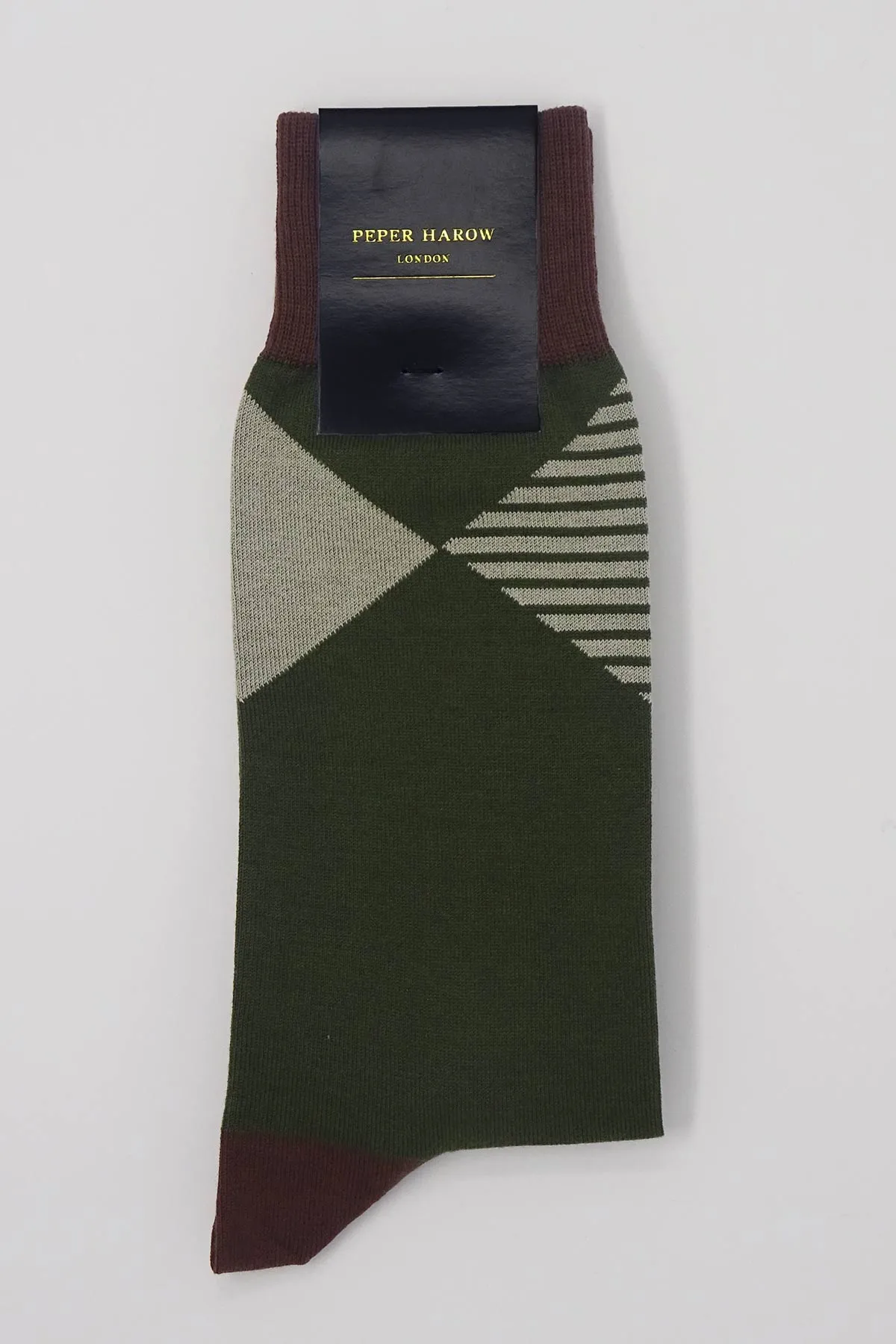 Big Diamond Men's Socks - Green