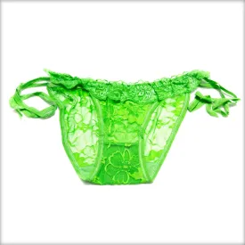 Bikini Style Green Net Panty