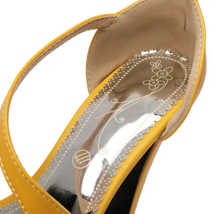 Brenda  Rmische Sandalen mit dicken Abstzen