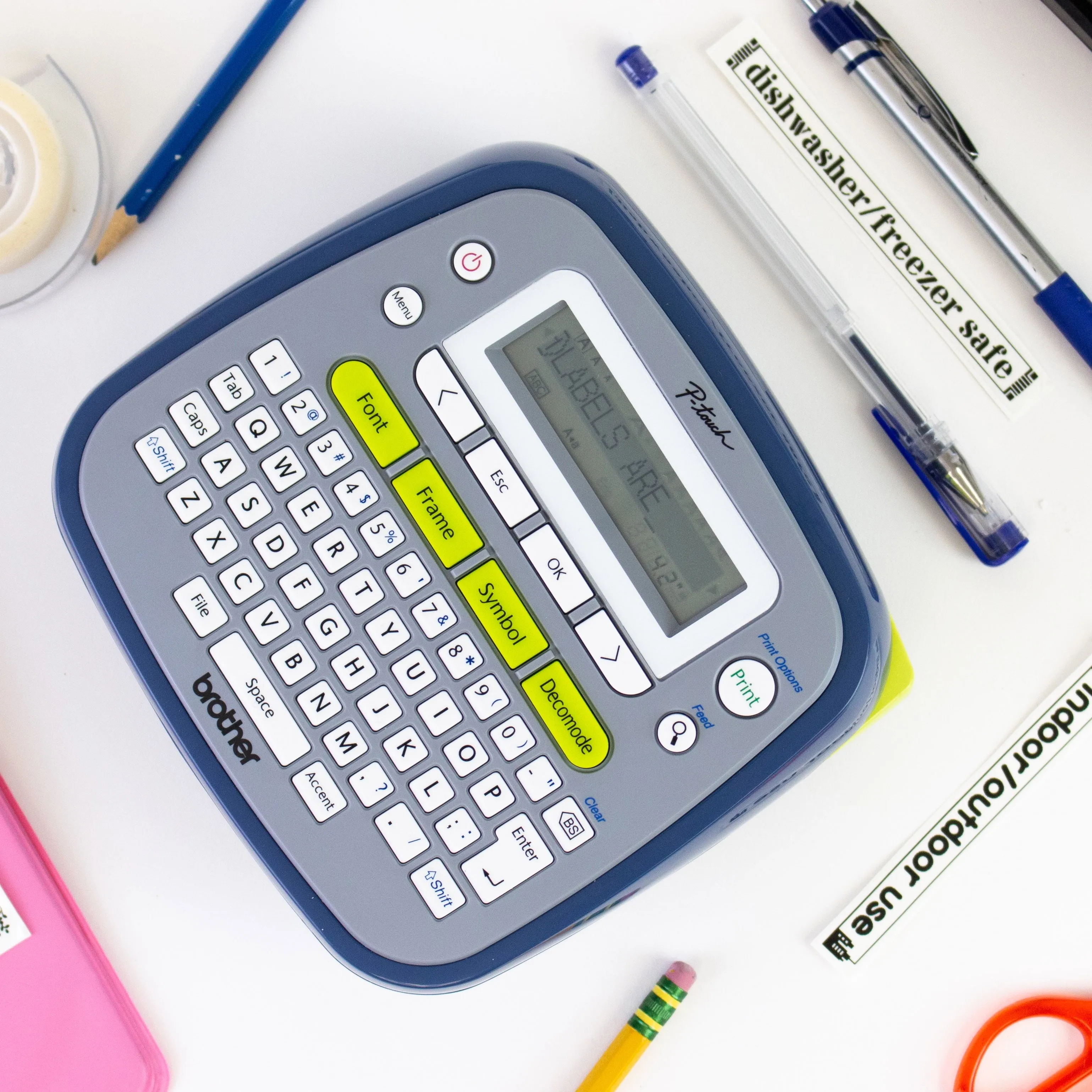 Brother P-Touch PT-D200G Home & Office Label Maker, New & Easy to Use