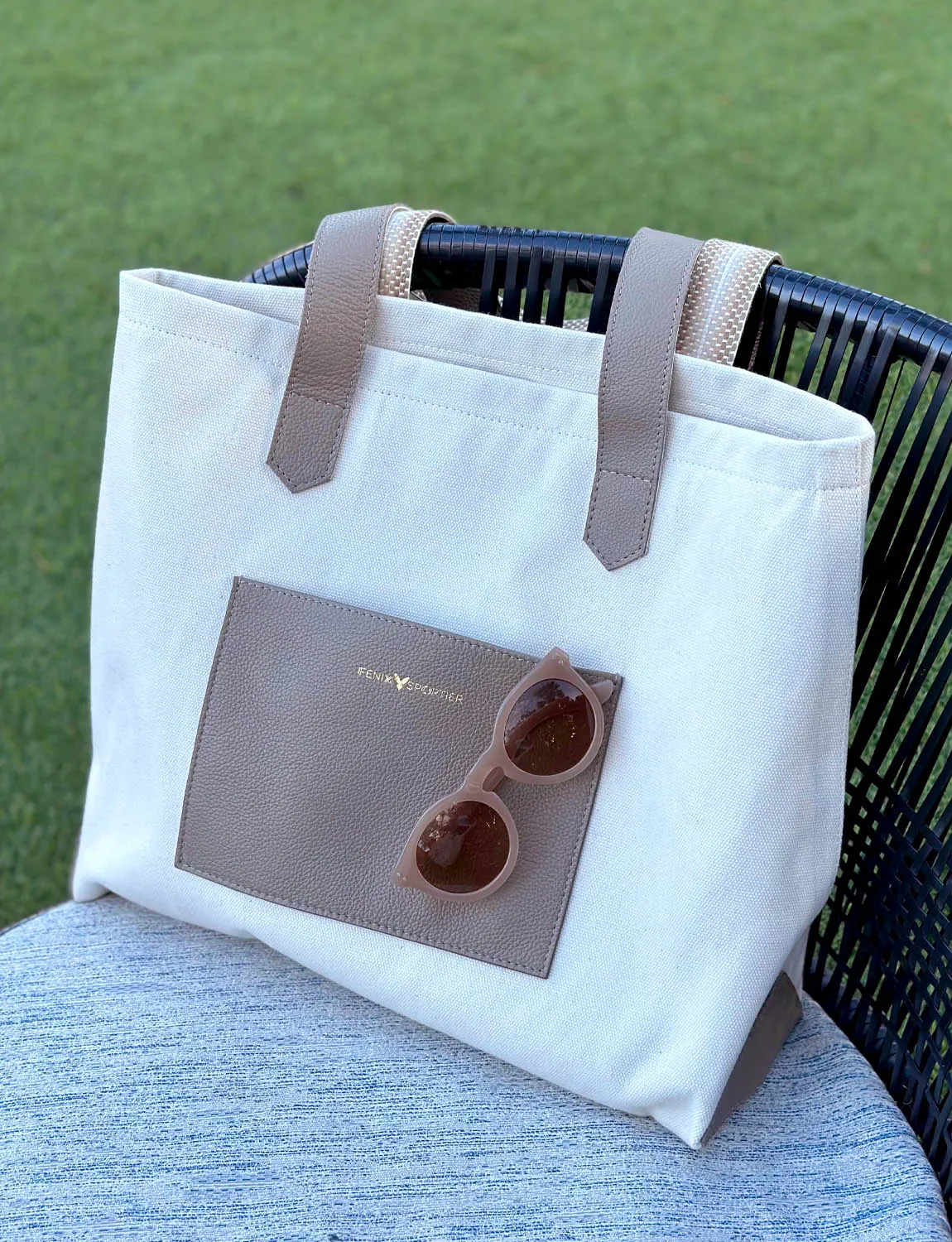 Canvas "Vacay" Tote Bag