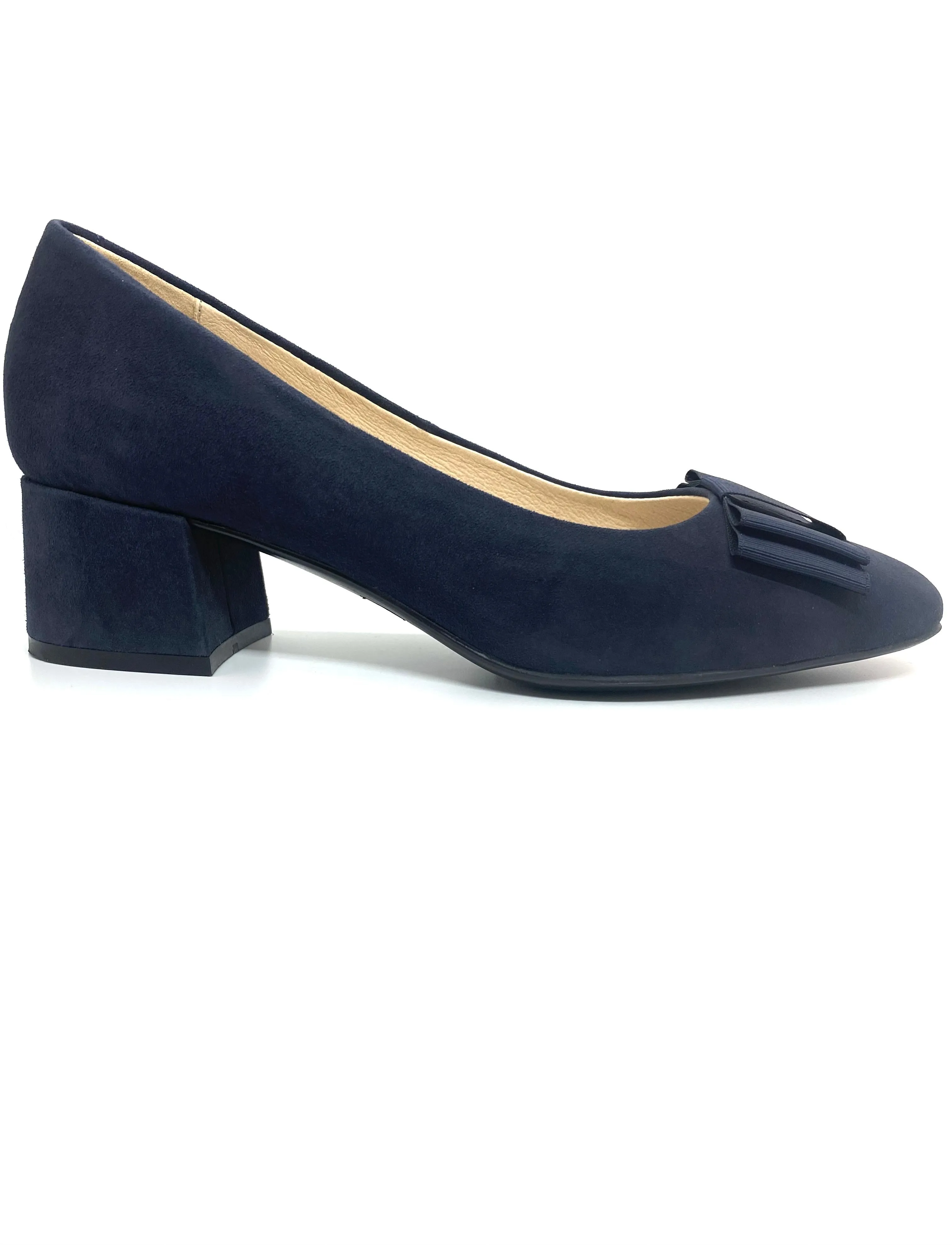 Caprice Ladies square Toe Court Shoe