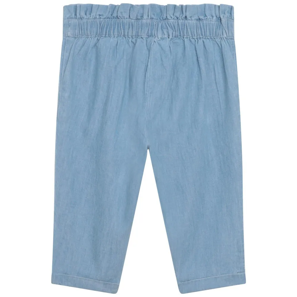 Carrement Beau Denim Frill Trousers