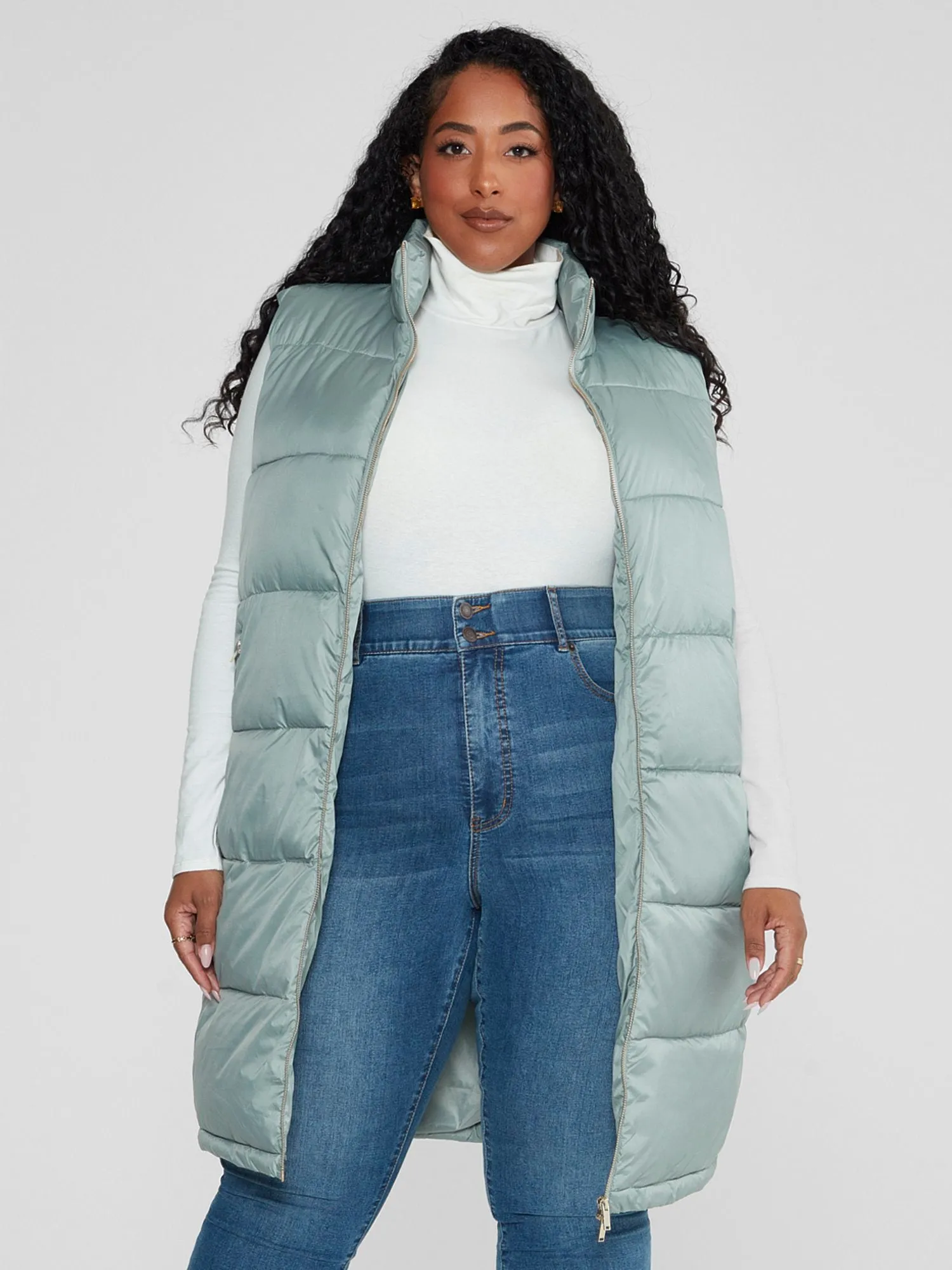 Chanice Long Puffer Vest