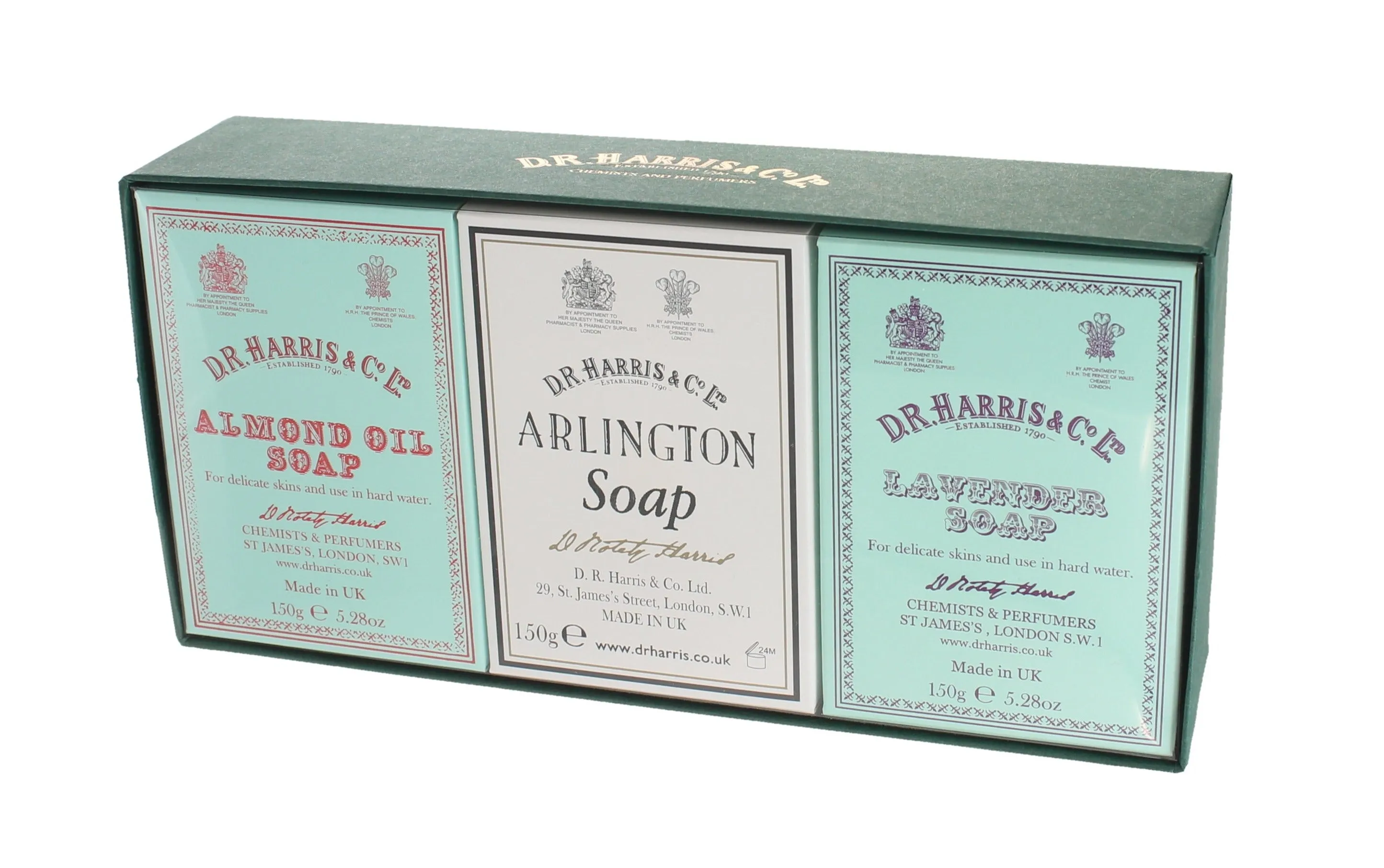 D R Harris 'Trio' Soap (Set of 3)