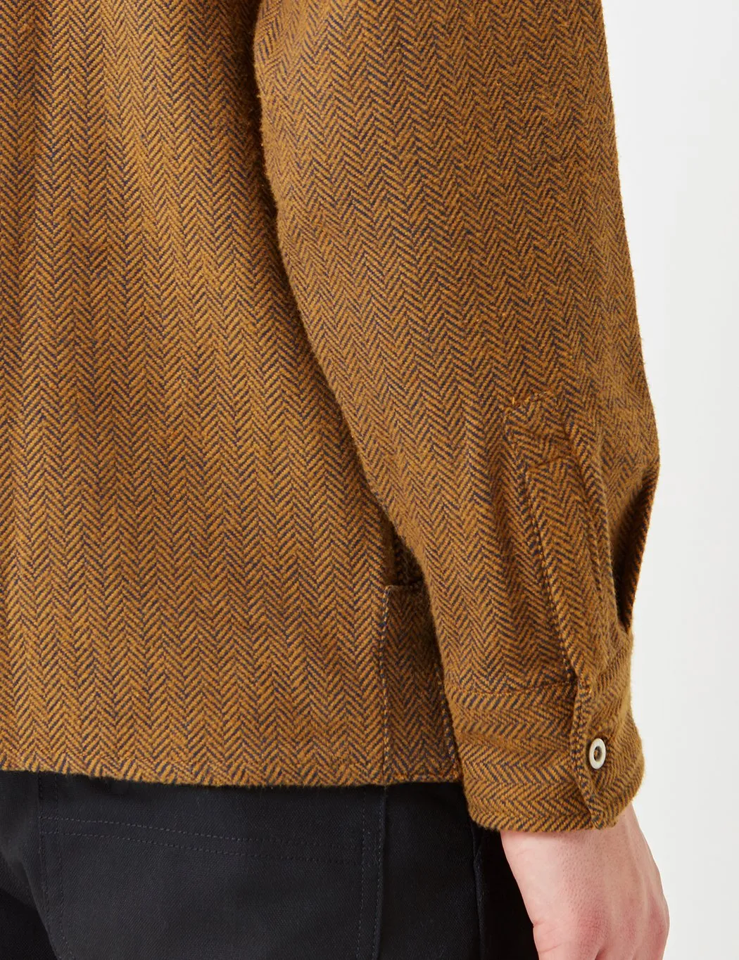 Dickies Lewisburg Herringbone Shirt - Brown Duck