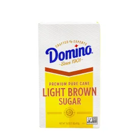 Domino Premium Pure Cane Light Brown Sugar 16oz