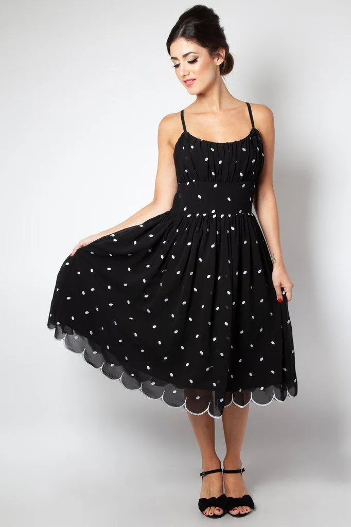 Dotty Polka Dot Flared Dress