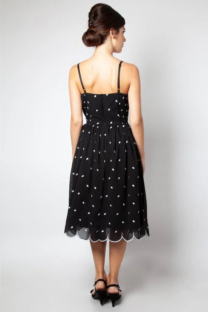 Dotty Polka Dot Flared Dress