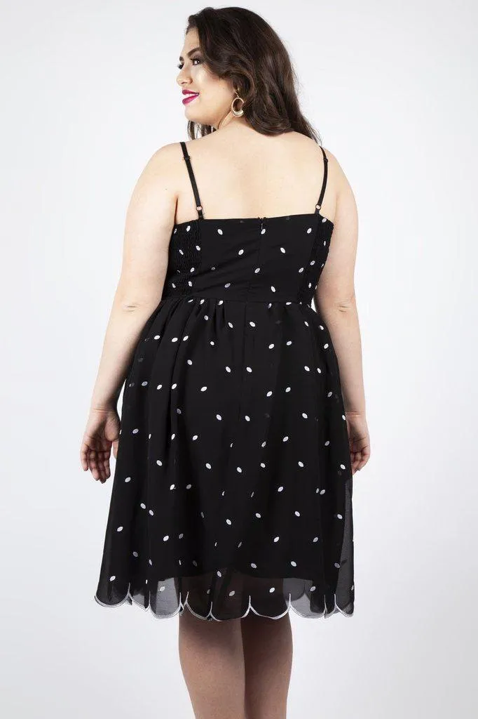 Dotty Polka Dot Flared Dress