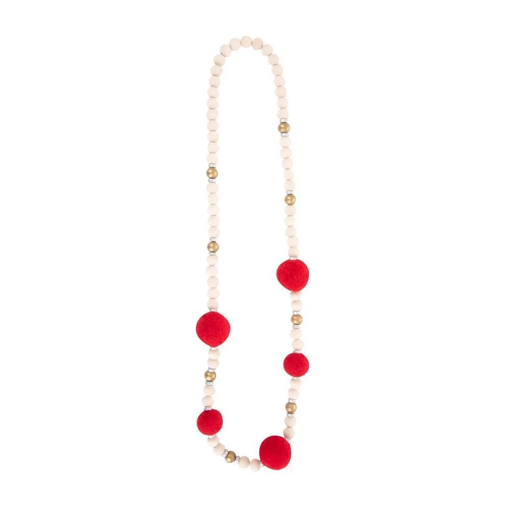 Felt Bead Necklace