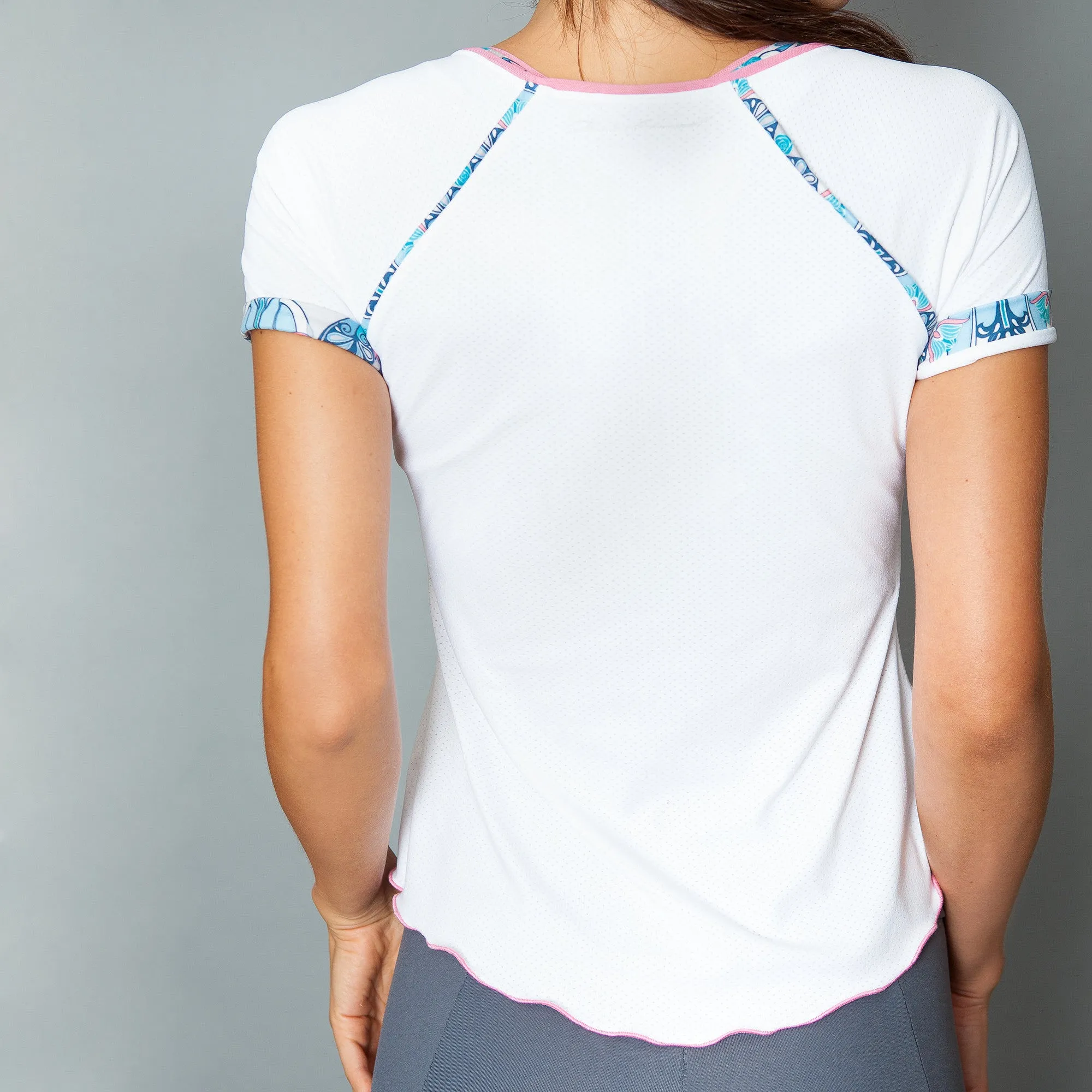 Geo Cap Sleeve Top