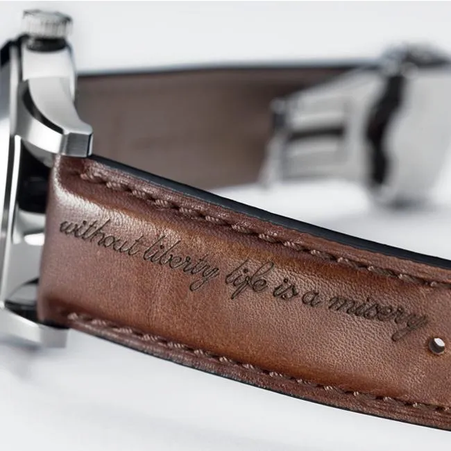 Hamilton American Classic Spirit of Liberty Automatic Leather Strap Watch, H42415541