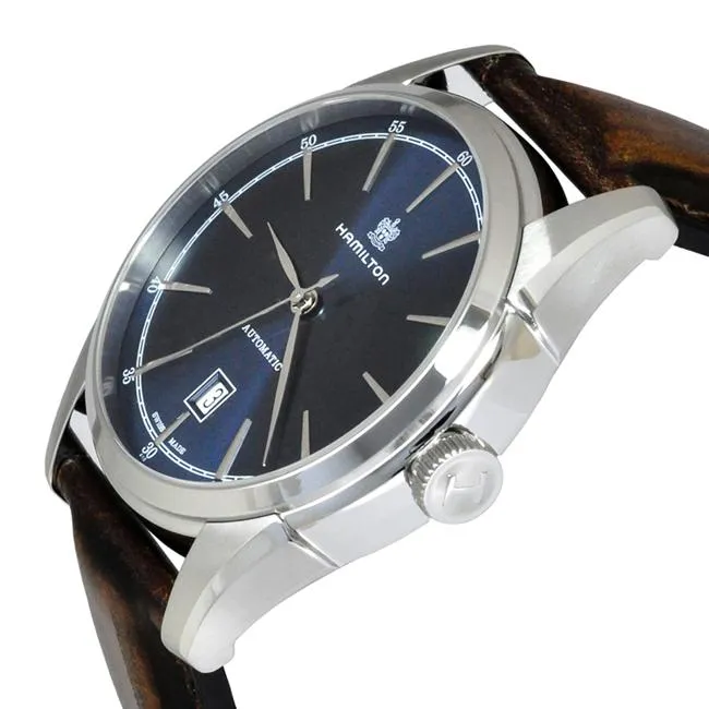 Hamilton American Classic Spirit of Liberty Automatic Leather Strap Watch, H42415541