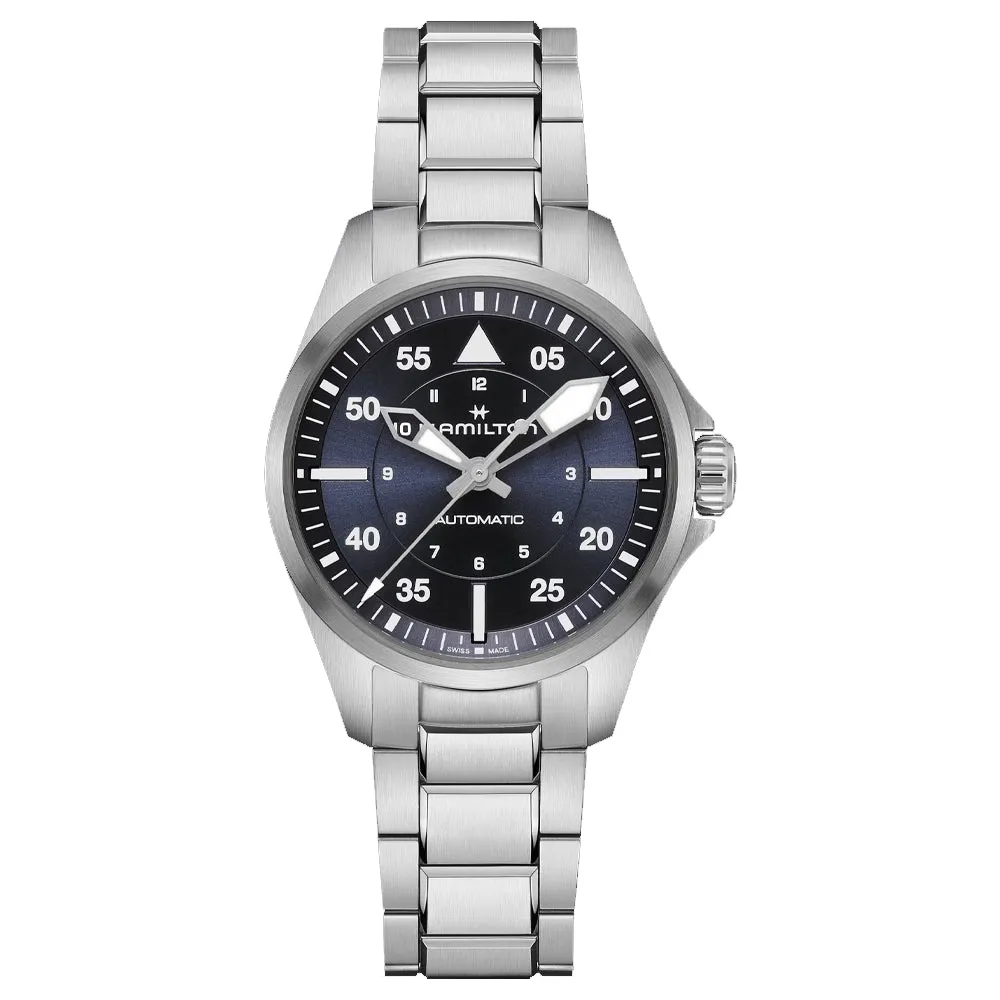 Hamilton Khaki Aviation Pilot Auto Steel 36mm Watch, H76215140