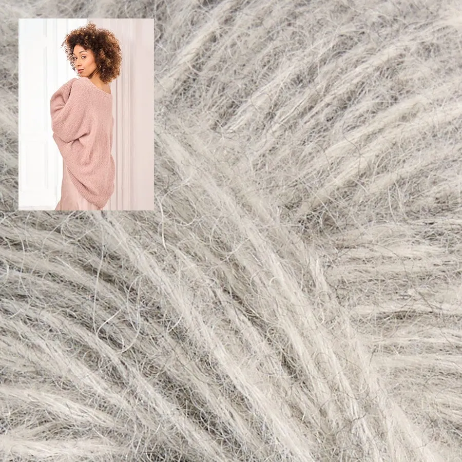 HEACHAM V-neck Sweater in Alpaca Cotton
