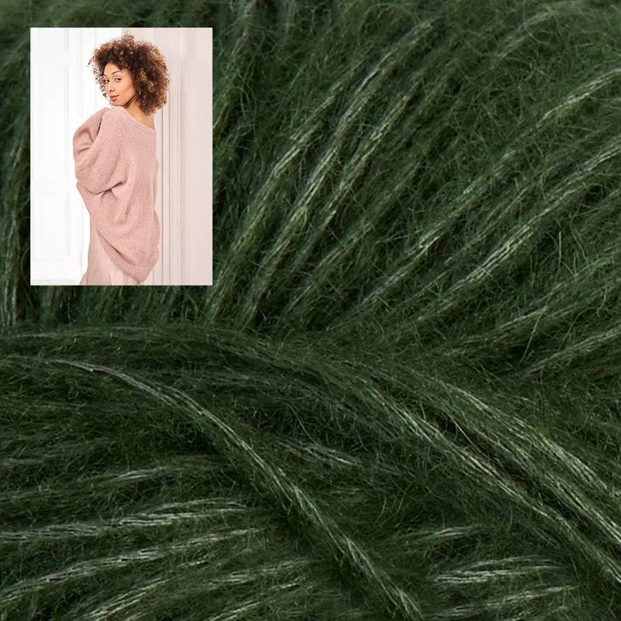 HEACHAM V-neck Sweater in Alpaca Cotton