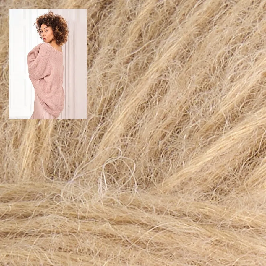 HEACHAM V-neck Sweater in Alpaca Cotton