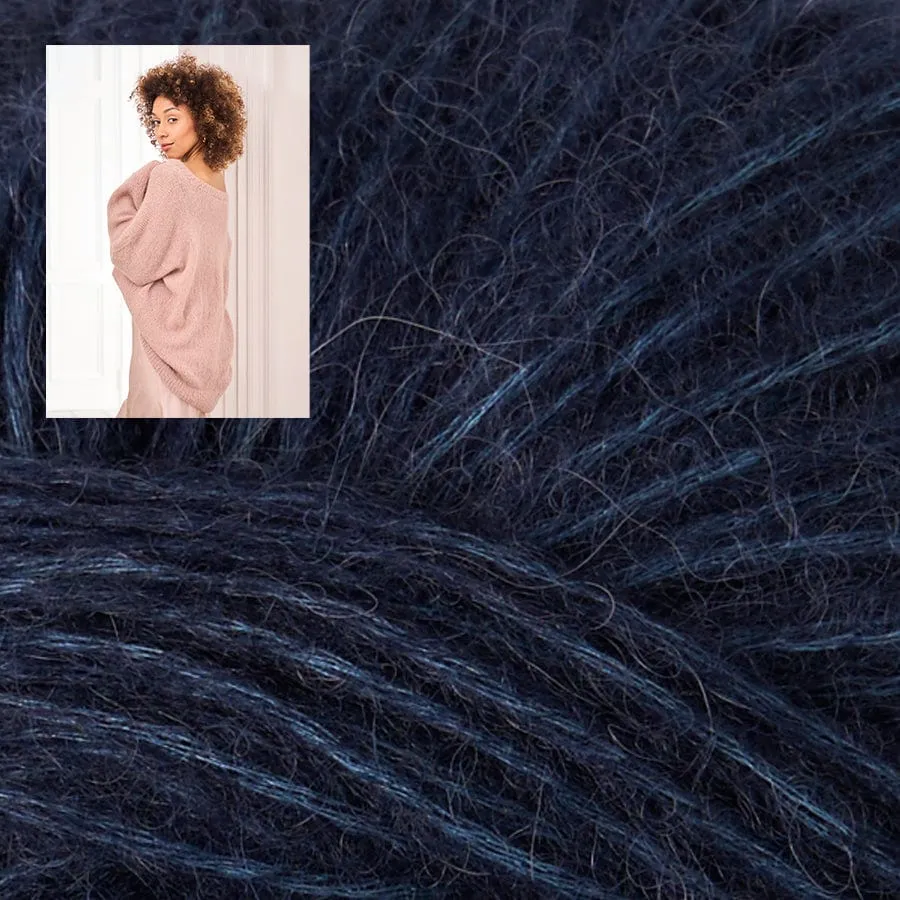 HEACHAM V-neck Sweater in Alpaca Cotton