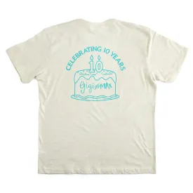 Heathered Birthday Celebration Graphic Tee