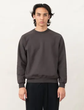 Heavy Gusset Crewneck (Tire Black)