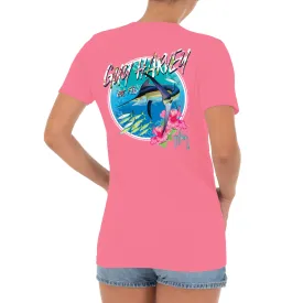 Ladies Marlin Runner Short Sleeve V-Neck T-Shirt
