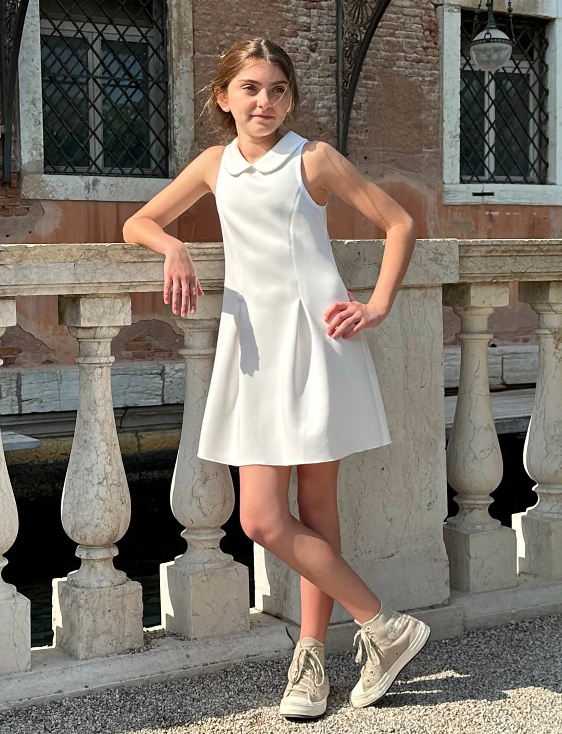 Mini Dune Dress w/Collar