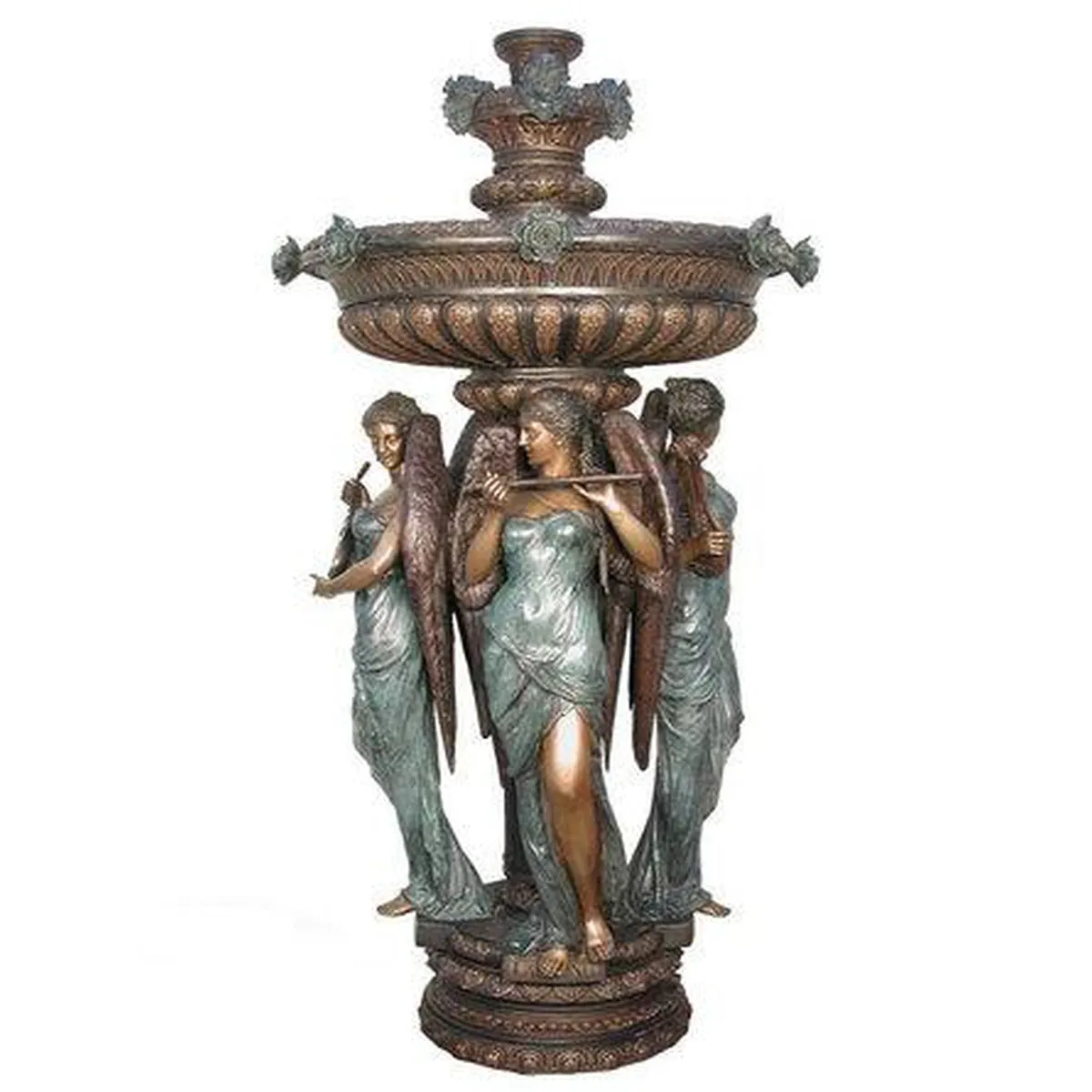 Musical Angels Bronze Fountain
