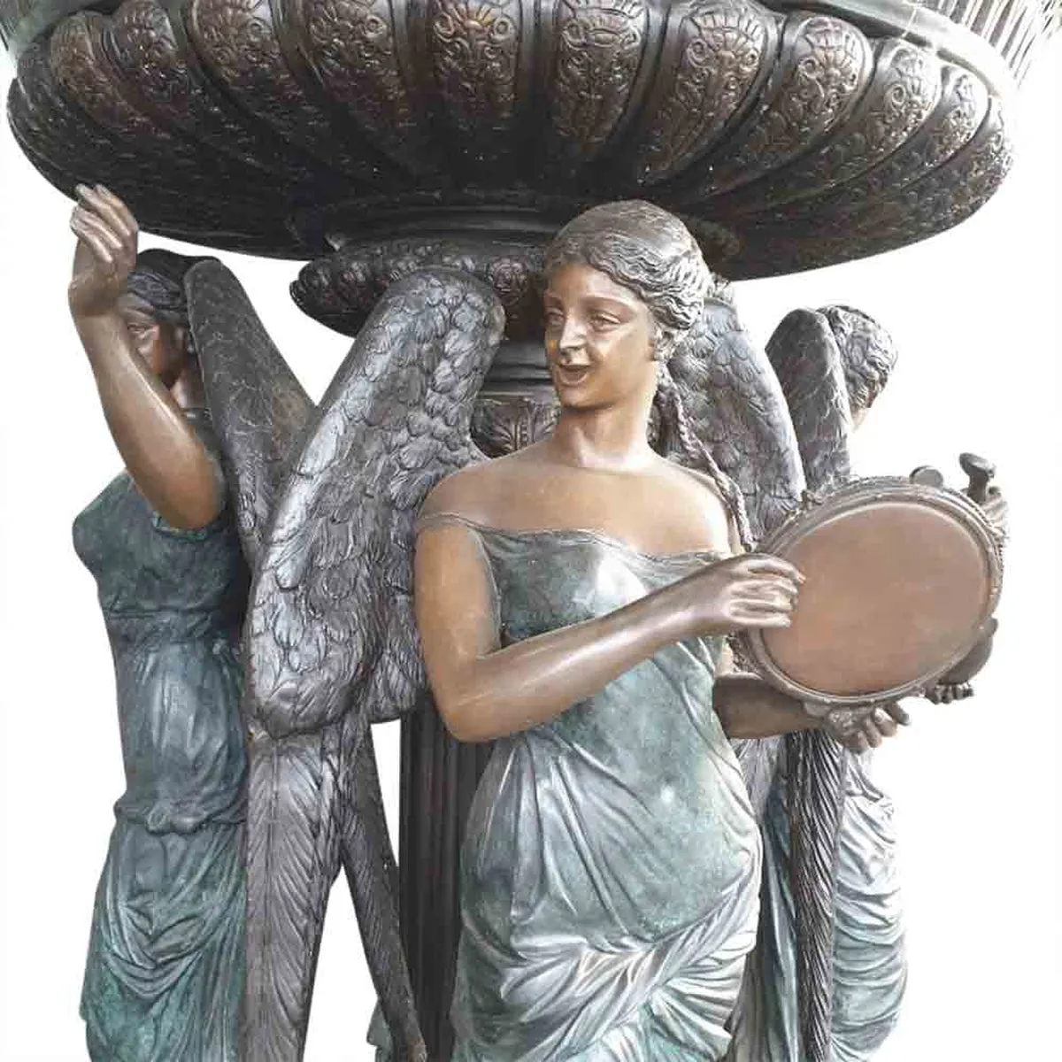 Musical Angels Bronze Fountain
