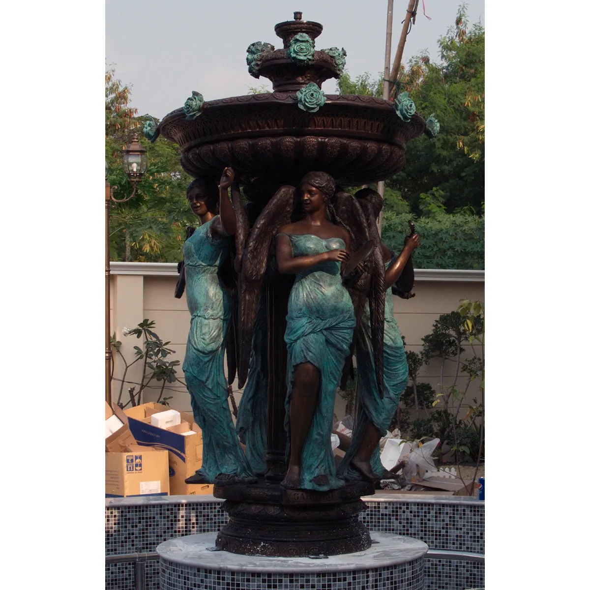 Musical Angels Bronze Fountain