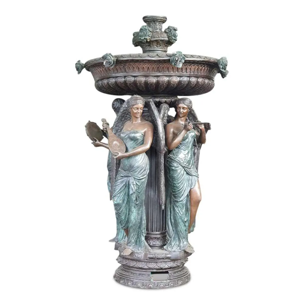 Musical Angels Bronze Fountain