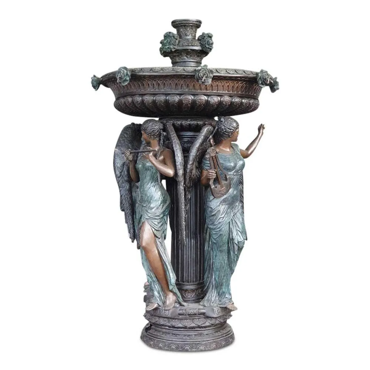 Musical Angels Bronze Fountain