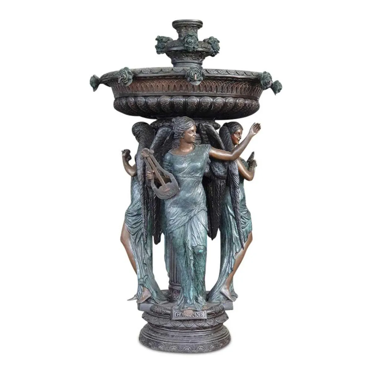 Musical Angels Bronze Fountain