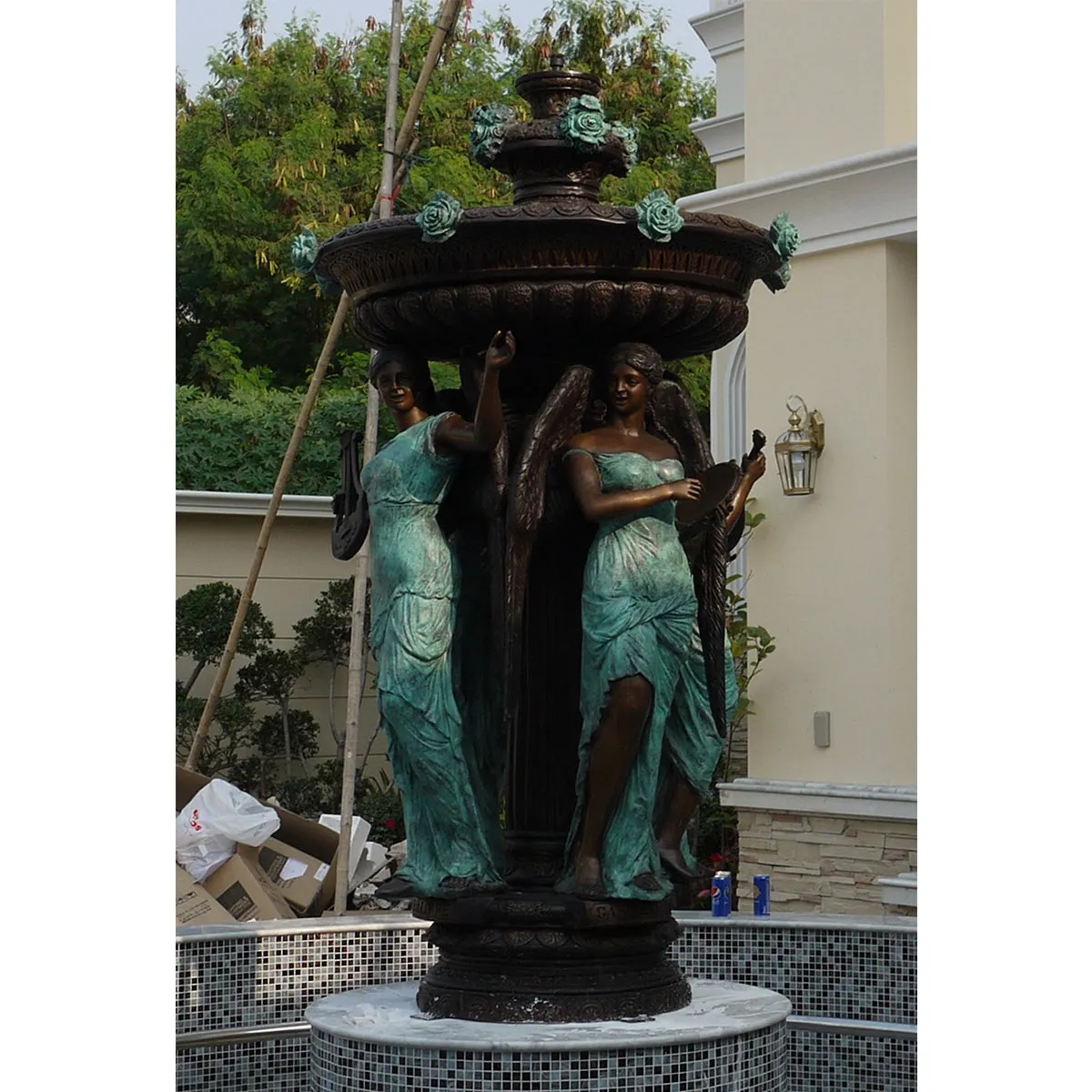 Musical Angels Bronze Fountain
